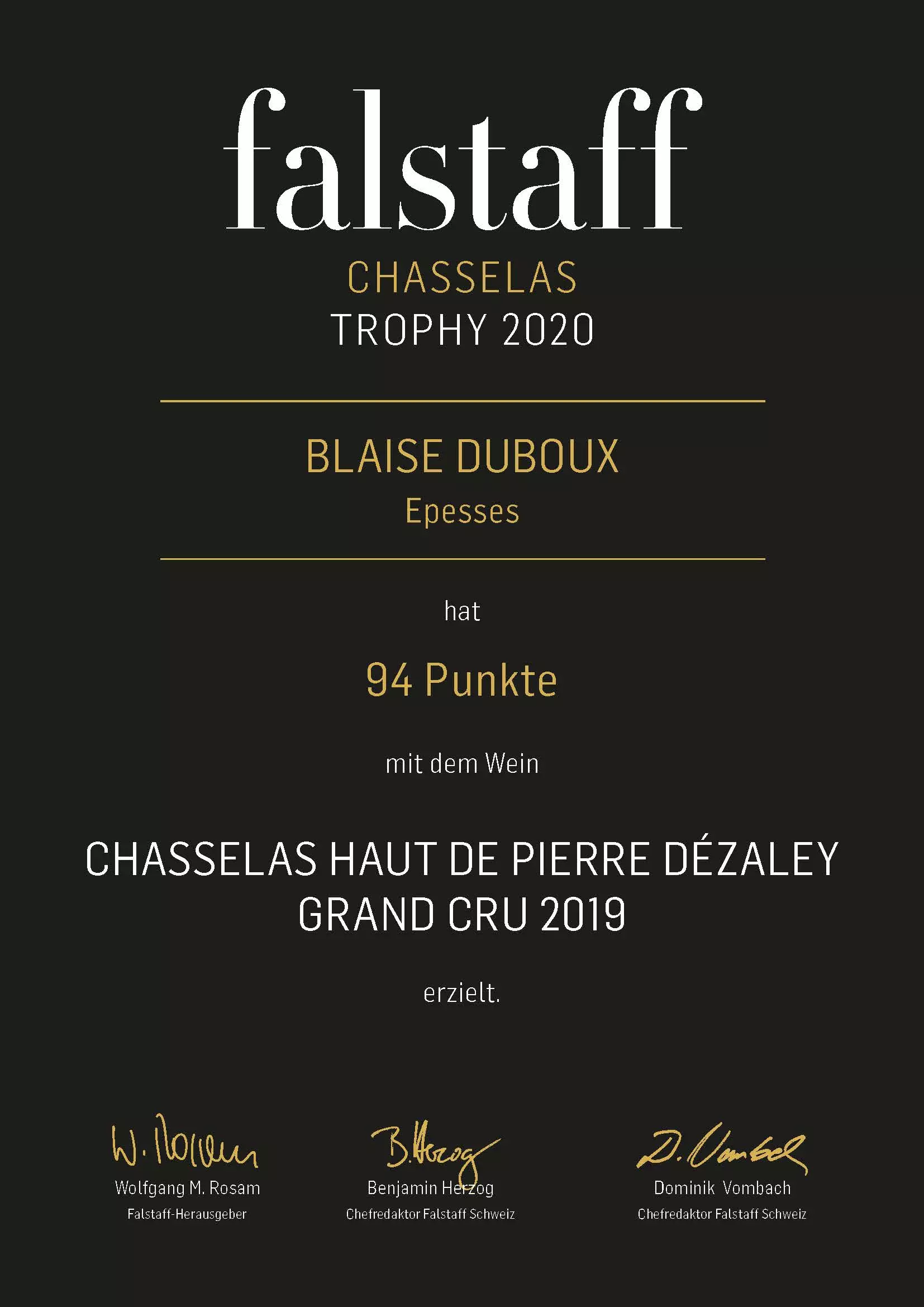 Trophy 2020 HAUT DE PIERRE
